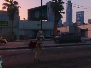 Violence, naked girls, big tits, Michael receives a surprise, sex games