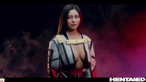 Asian chick fully fucked in all holes by aliens and got impregnated