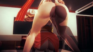 [LEAGUE OF LEGENDS] Leona and Fiora swimsuit gangbang (3D HENTAI 60 FPS)