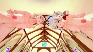 FOURSOME WITH JEAN AND BARBARA - GENSHIN IMPACT Porn