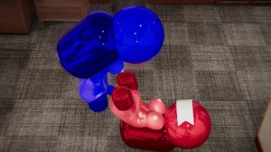 Among Us FUTA Blue and Red Fuck Each Other Doggystyle, Riding, Missionary, Titfuck
