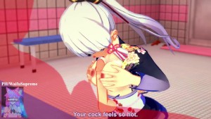 Ayaka Gets Fat Creampie | Genshin Impact | 3D Porn Hentai
