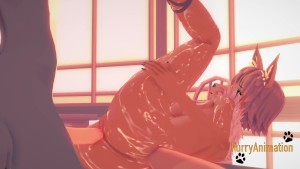 Furry Hentai 3D - Grey Fox Fucks Red Fox