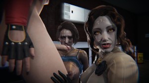 Resident Evil Quad and Triple Futa Compilation - 3D Porn