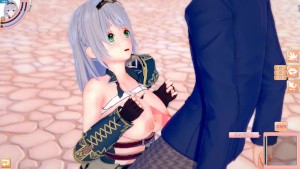 【エロゲーコイカツ！】VTuber 白銀ノエル3DCG巨乳アニメ動画(バーチャルYoutuber)[Hentai Game Koikatsu! Shirogane Noel(Anime 3DCG