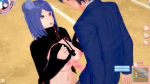 【エロゲーコイカツ！】Naruto(ナルト疾風伝) 小南3DCG巨乳アニメ動画[Hentai Game Koikatsu! Konan(Anime 3DCG Video)]