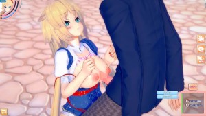 【エロゲーコイカツ！】VTuber 赤井はあと3DCG巨乳アニメ動画(バーチャルYoutuber)[Hentai Game Koikatsu! Akai Haato(Anime 3DCG Video)