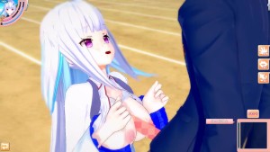 【エロゲーコイカツ！】VTuber リゼ・ヘルエスタ3DCG巨乳アニメ動画(バーチャルYoutuber)[Hentai Game Koikatsu! Lize Helesta(Anime 3DCG