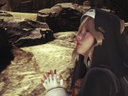 3d hentai animation - female knight lose to monster ork episode 1
