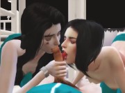 Korean Foursome Orgy - Squid Game Themed Sex Scene - 3d Hentai Part 1