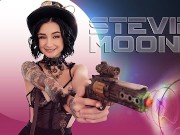 Exxxtra Small - Horny Stud Sticks His Huge Dick In Steampunk Babe Stevie Moon's Tiny Pussy