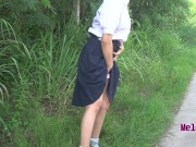 Melon Ice - ทนไม่ไหว.. เลยช่วยตัวเองข้างทาง (Thai Public Masturbation)